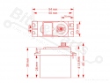 Servo motor digital MG945 high torque metal gears